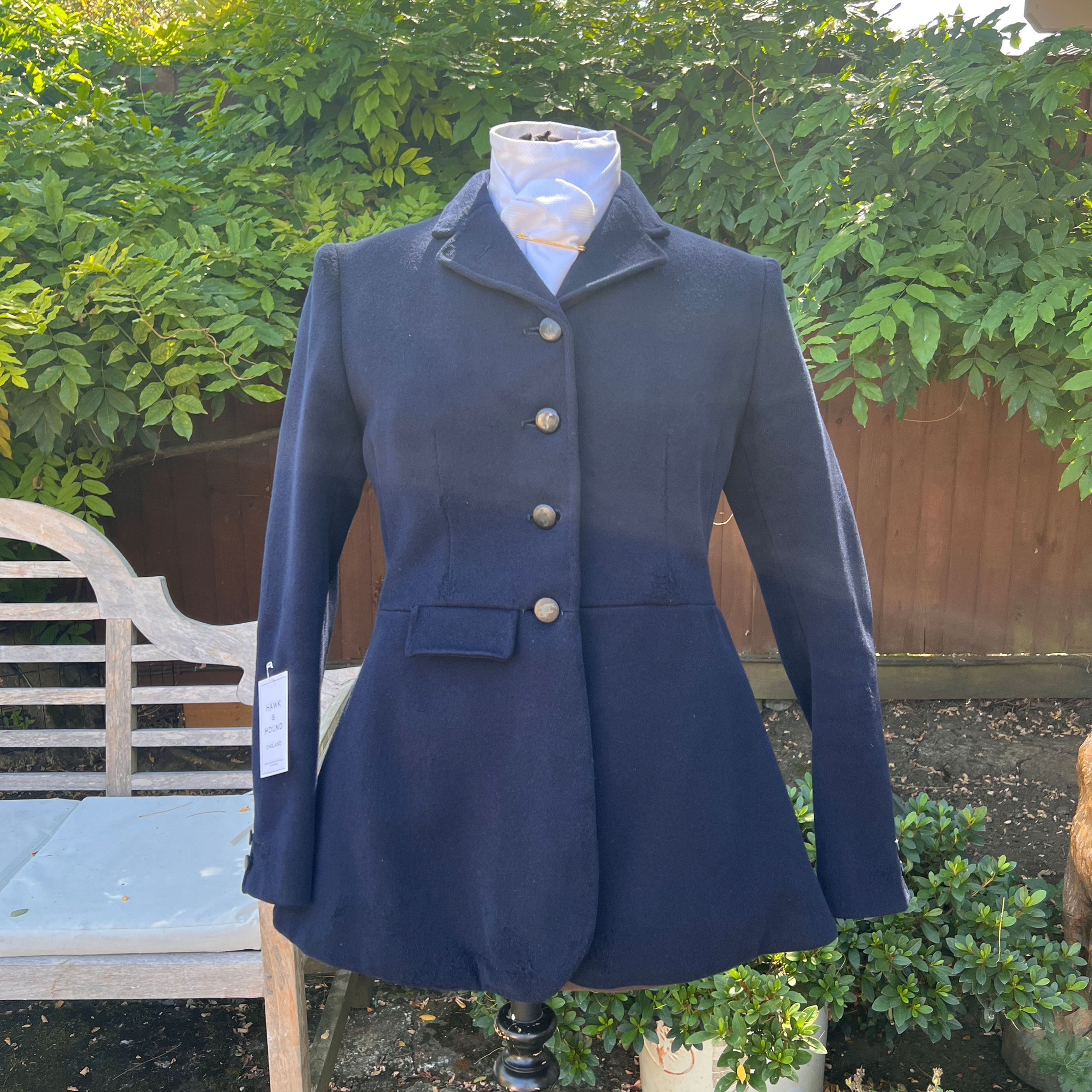 36” vintage Frank Hall Navy 1972 - Petite