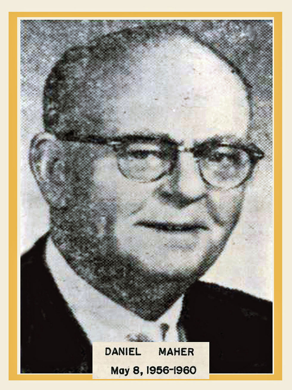 27. Daniel Maher  May 8, 1956-1960