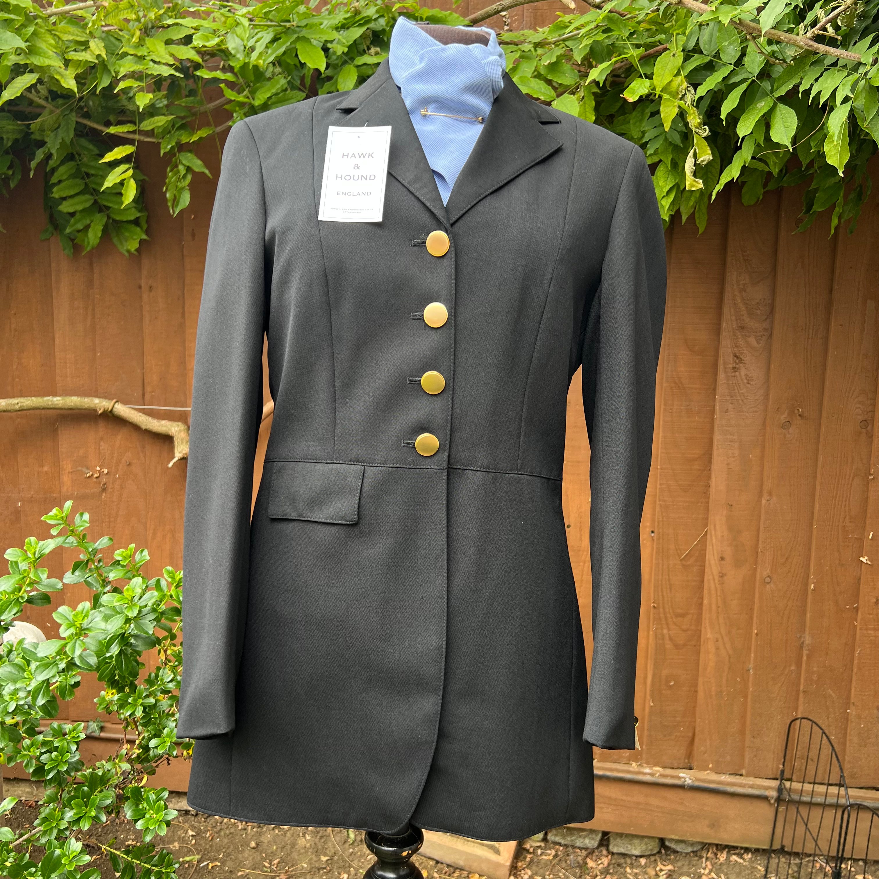 Mears Ladies lightweight black frock coat