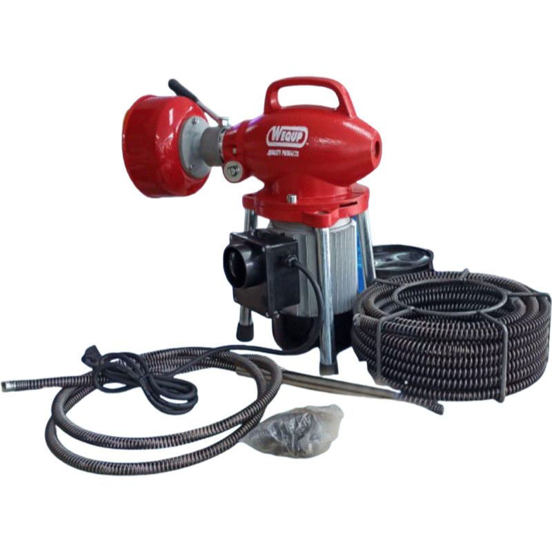 MAQUINA DESTUPIDORA DE CAÑERIAS POTENCIA MAX 550 WATTS, MARCA WEQUP