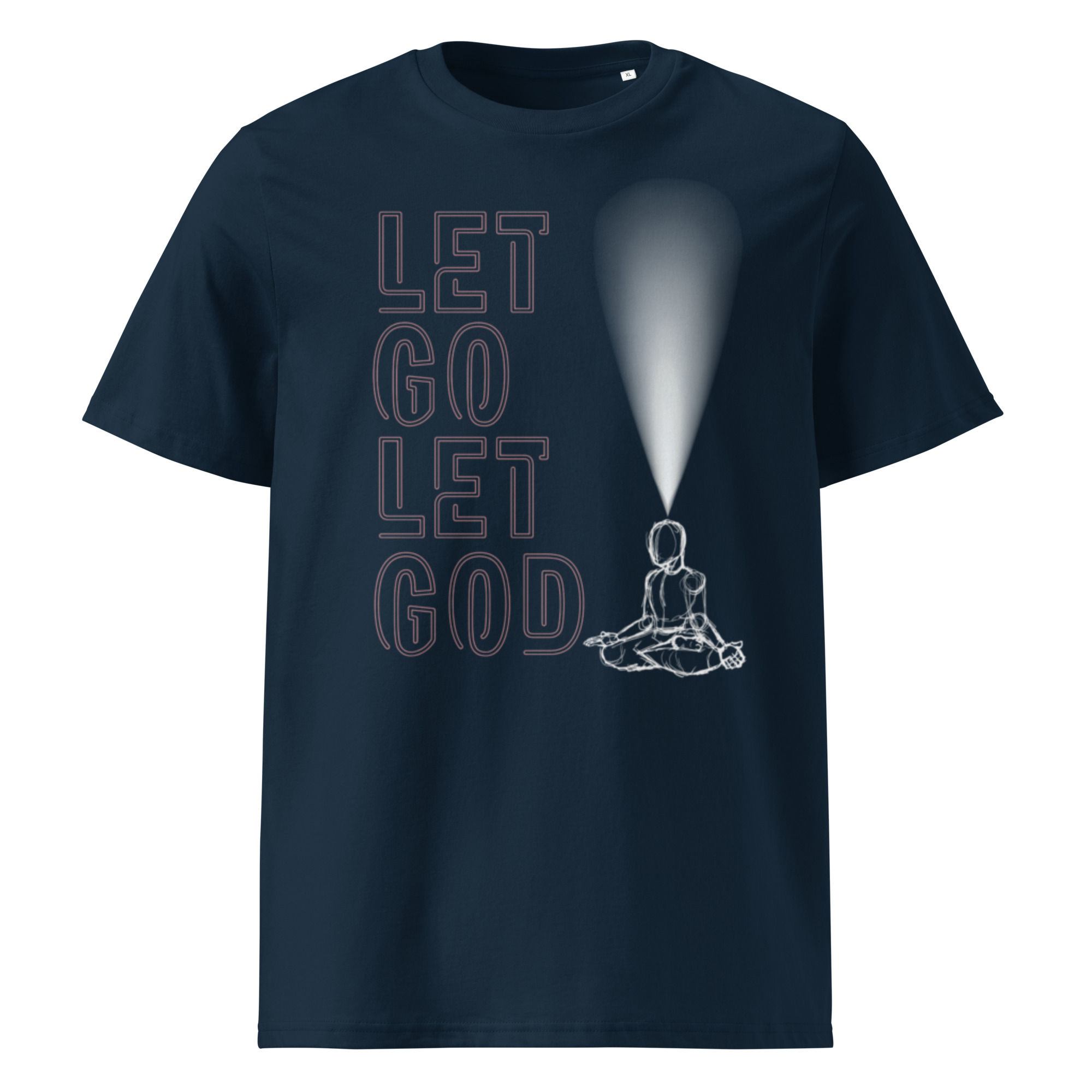 Let Go Let God organic cotton t-shirt