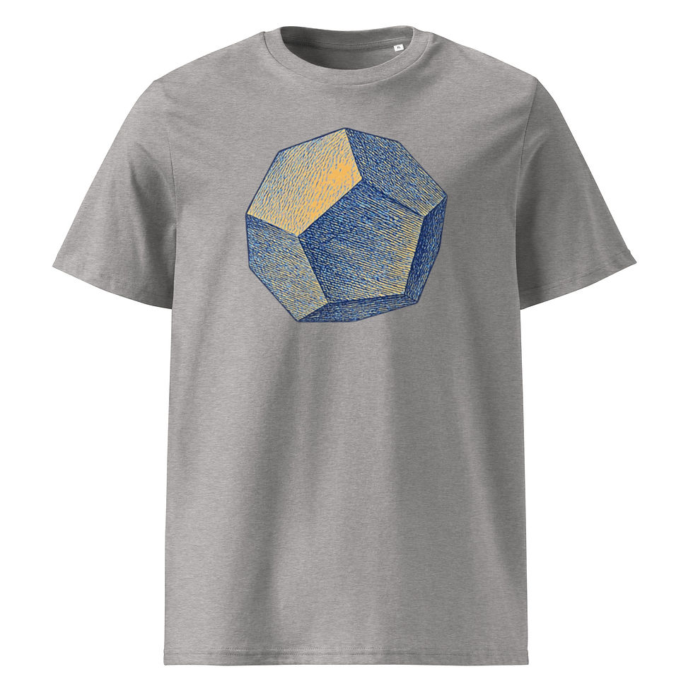 Thumbnail: Dodecahedron unisex organic cotton t-shirt