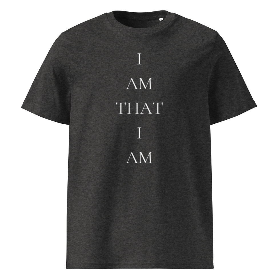 Thumbnail: I AM THAT I AM unisex organic cotton t-shirt