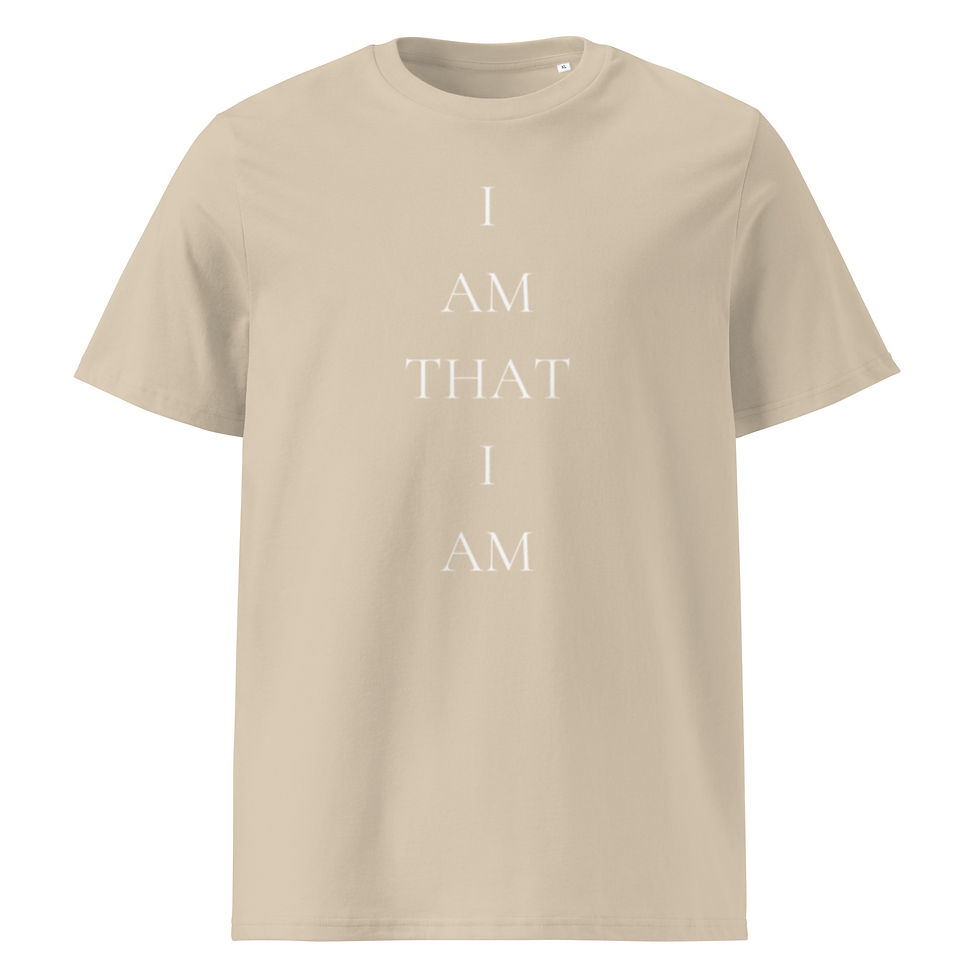 Thumbnail: I AM THAT I AM unisex organic cotton t-shirt