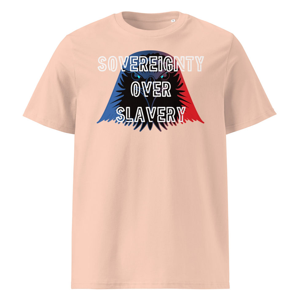 Thumbnail: Sovereignty over slavery unisex organic cotton t-shirt