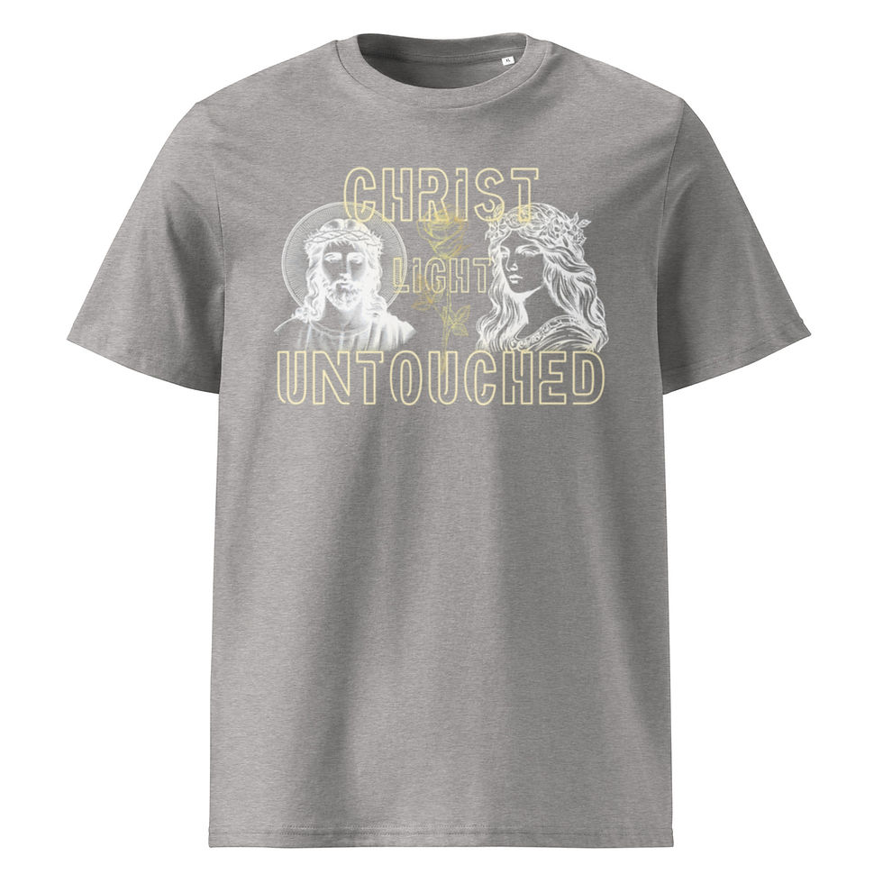 Thumbnail: Christ Light Untouched unisex organic cotton t-shirt