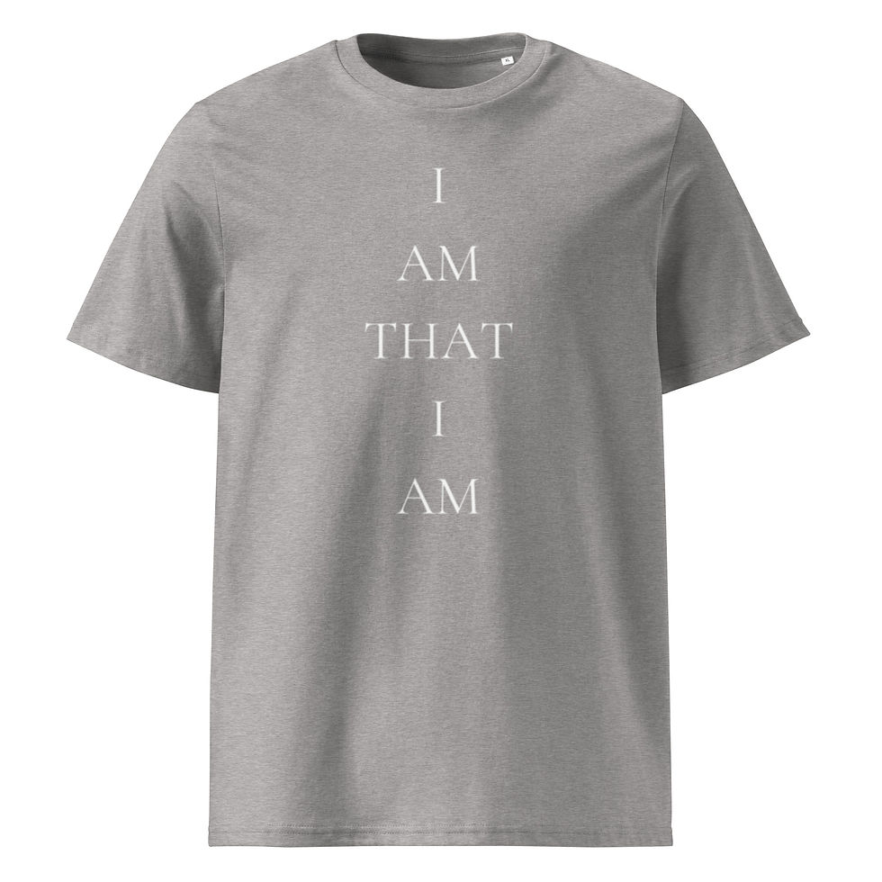 Thumbnail: I AM THAT I AM unisex organic cotton t-shirt