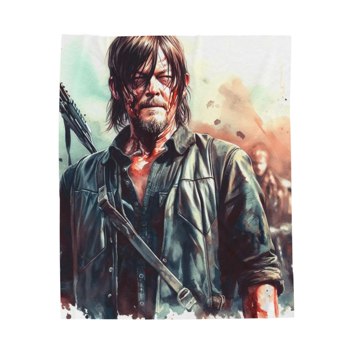 Dirty Daryl Velveteen Plush Blanket