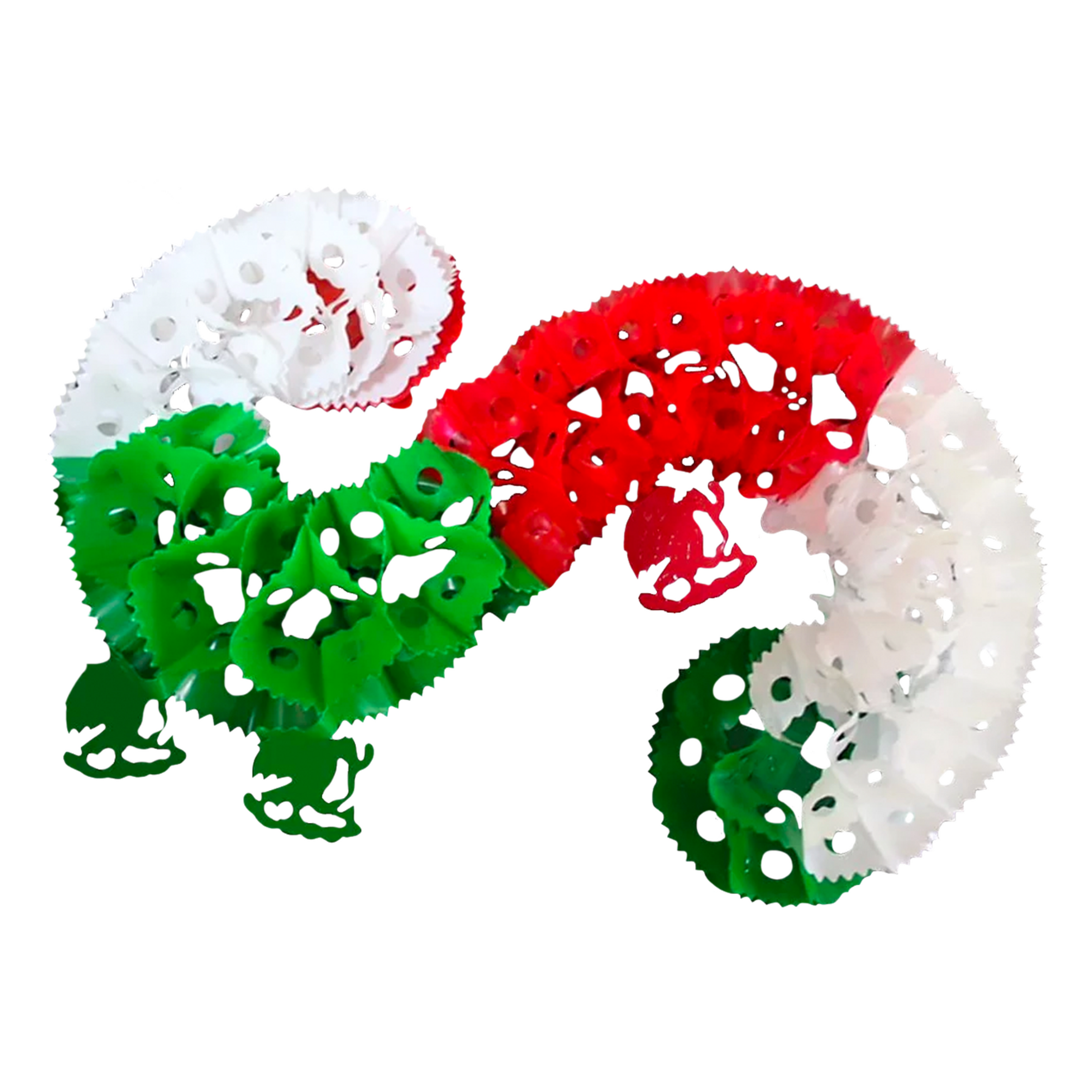 GUSANO CHICO TRICOLOR C/ÁGUILA PLASTICO