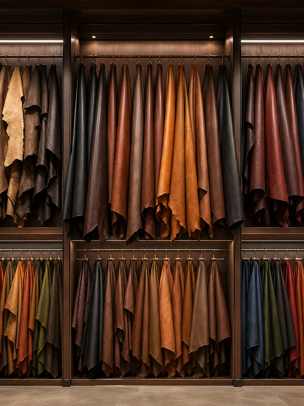 Finished leather material review for global buyers