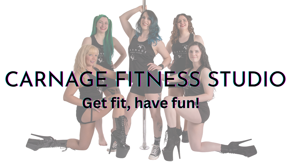Carnage Fitness Studio. Get Fit, Have Fun!