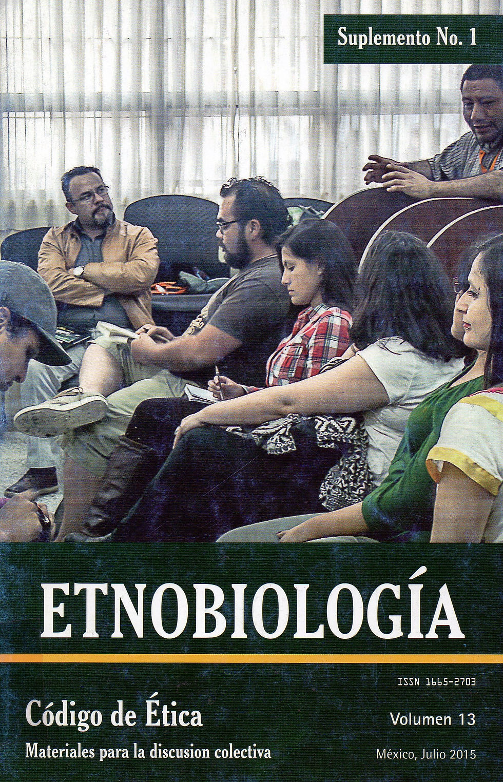 ETNOBIOLOGÍA, Código de Ética Vol 13, Julio 2015