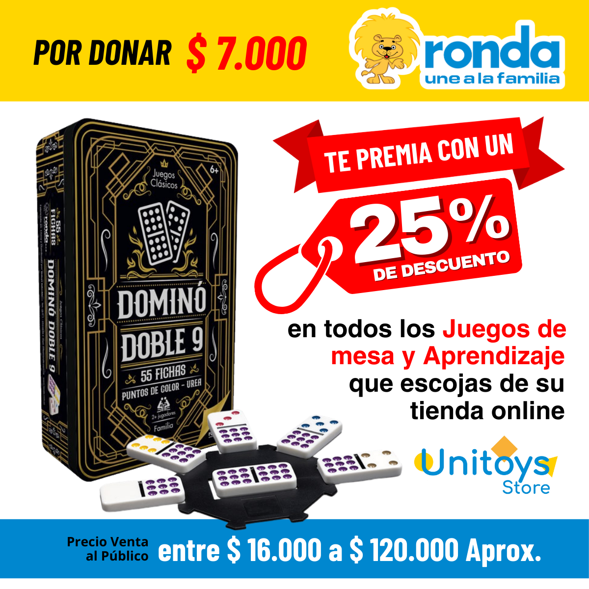 Ronda (Juegos de Mesa) te Premia con un Bono del 25% Descuento