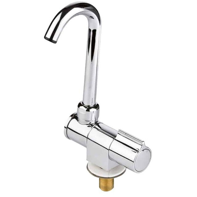 Einhebelmischer Klapp-und schwenkbarer Auslauf / Bohrung Ø 36 mm Farbe: chrom