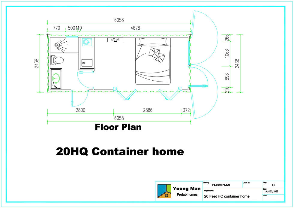 Thumbnail: 20HC contianer house Netherlands CE certified container home