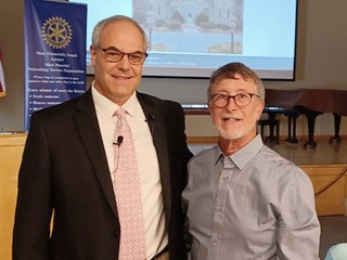 Dr. Frey and Glenn Godart