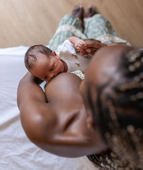 mother nursing newborn