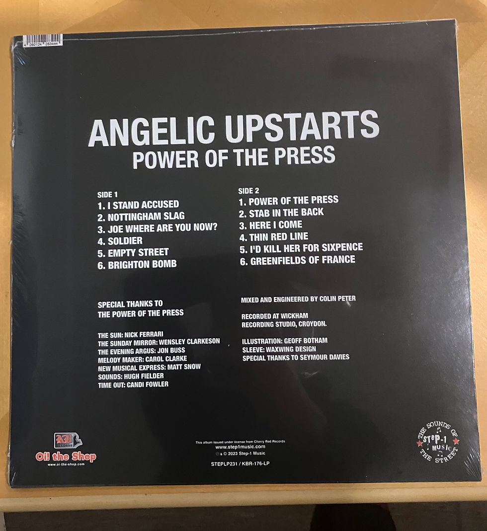 Thumbnail: Angelic Upstarts - Power Of The Press 