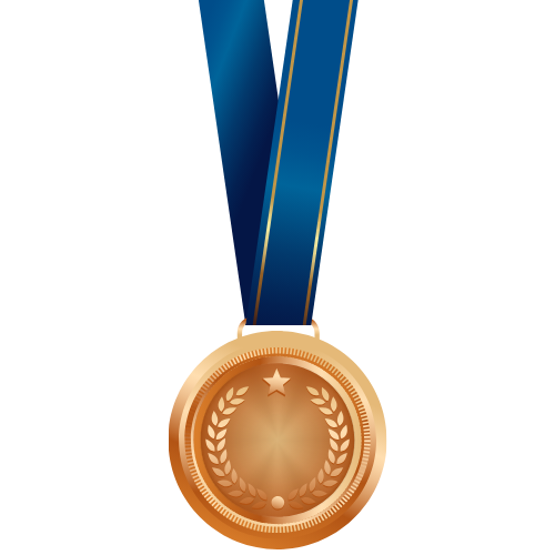 Bronze sponsorship badge featuring a warm, golden-hued design symbolizing foundational support.