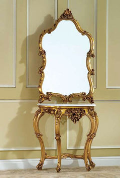 POLREY Console and Mirror Set 