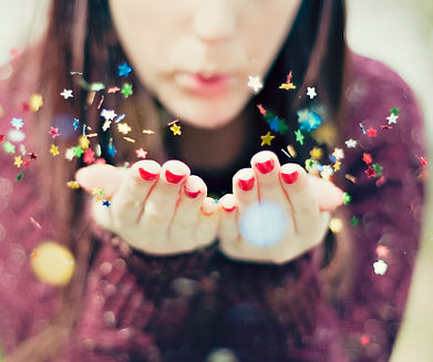 Blowing Confetti