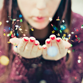 Blowing Confetti