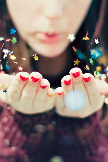 Blowing Confetti