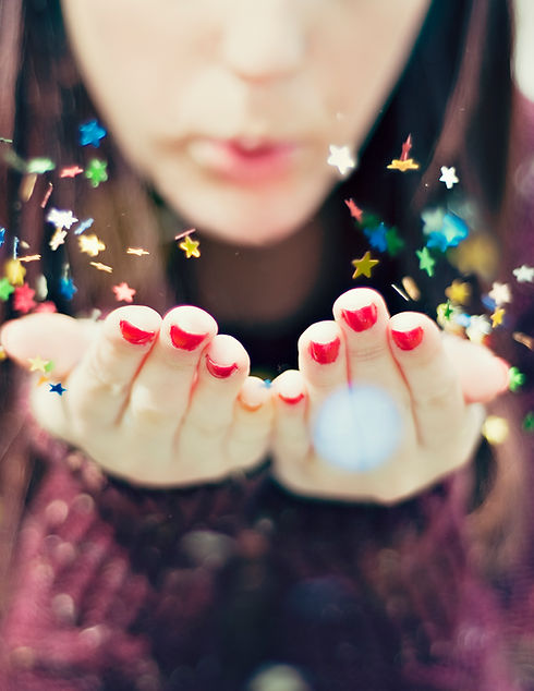 Blowing Confetti