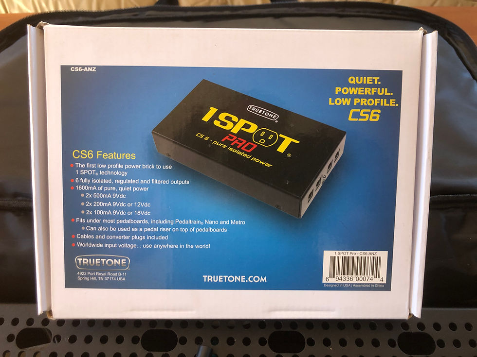 Thumbnail: Temple Audio Duo 24 pedal board, case and 1 Spot PRO CS6 power supply