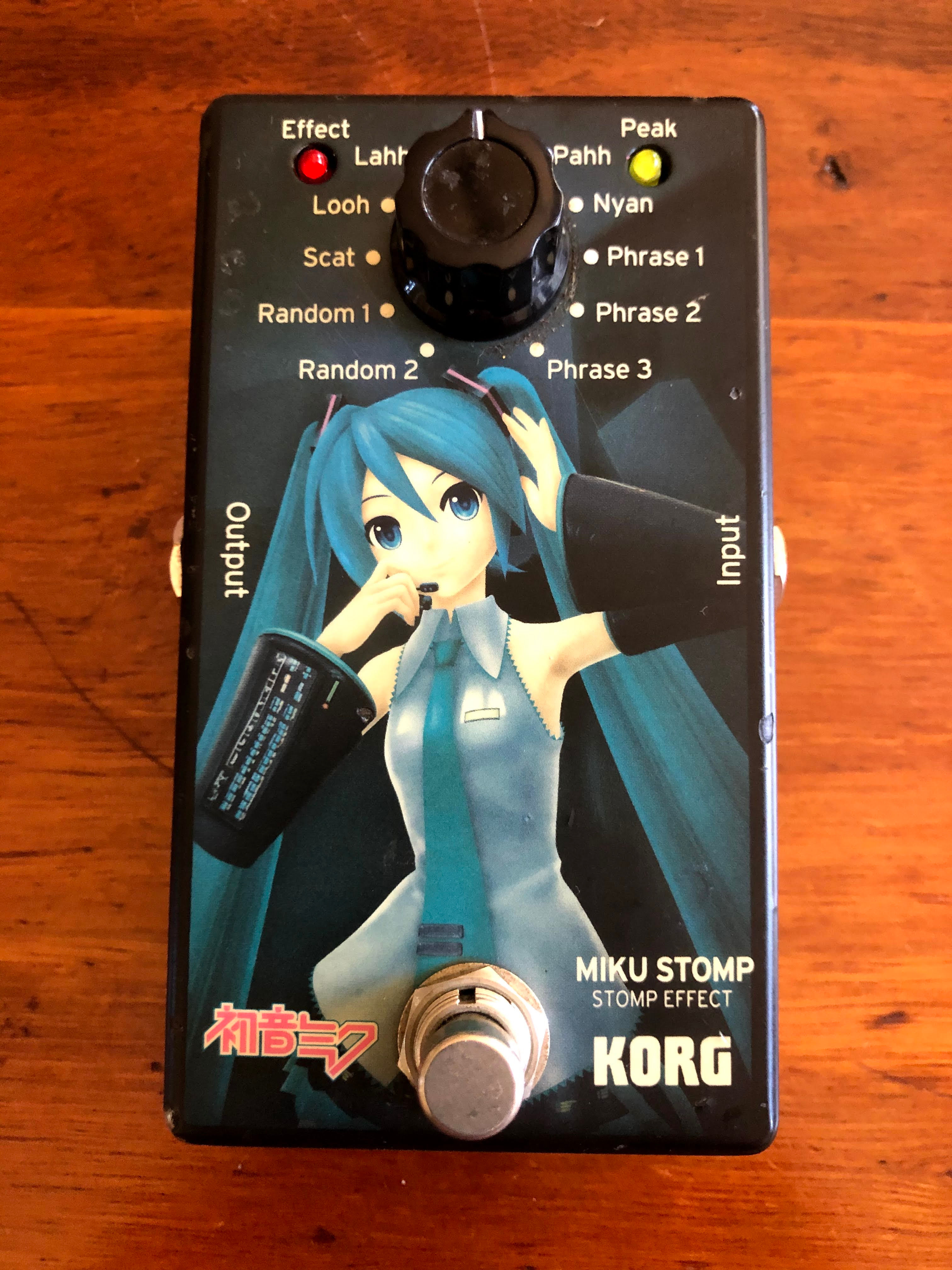 KORG Miku Stomp Guitar Bass Keys Effects Pedal - RARE