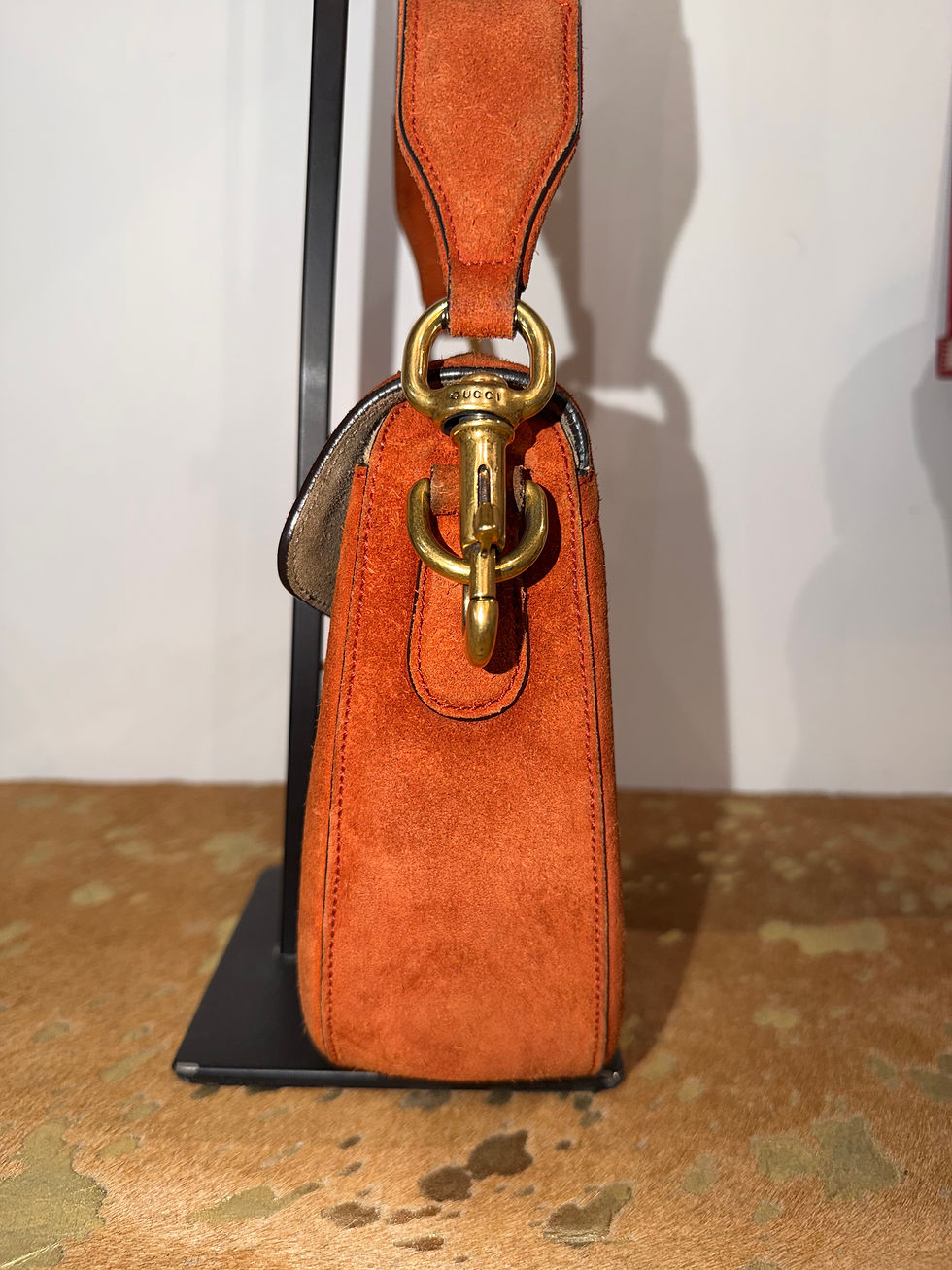 Thumbnail: Gucci suede Lady Web 