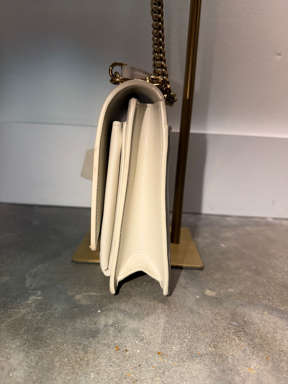 Thumbnail: YSL top handle sunset chain bag