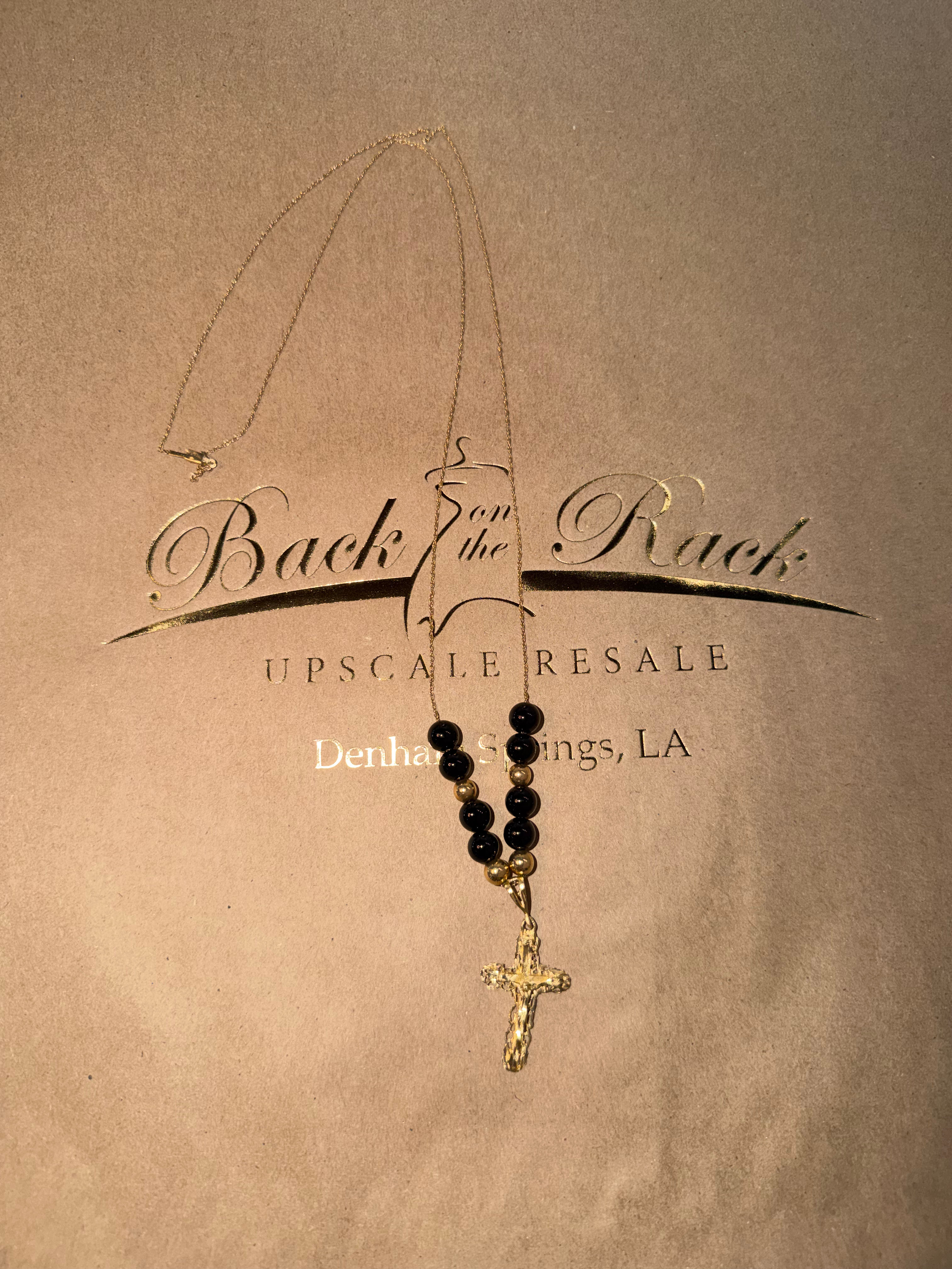 Add-A-Bead with crucifix necklace