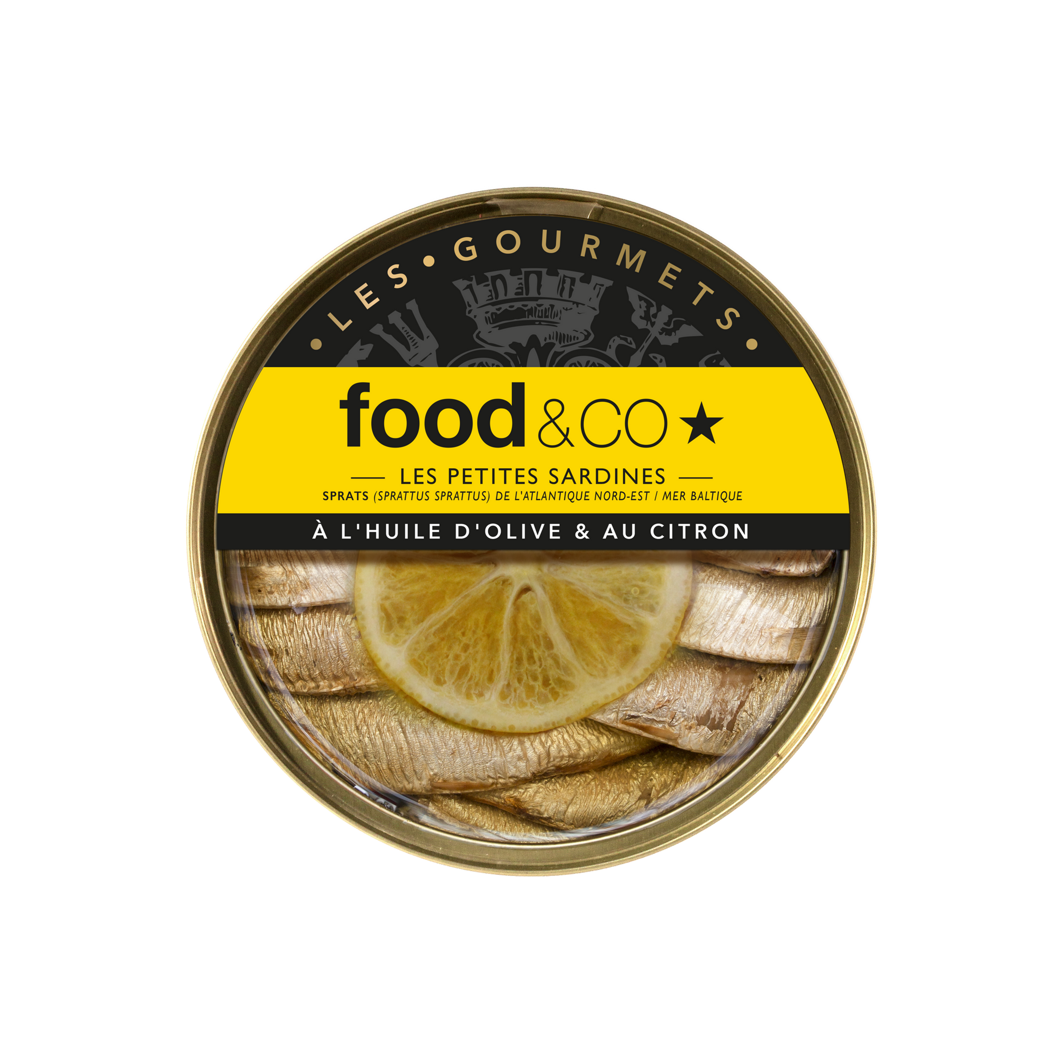 LES PETITES SARDINES -À L'HUILE D'OLIVE ET CITRON