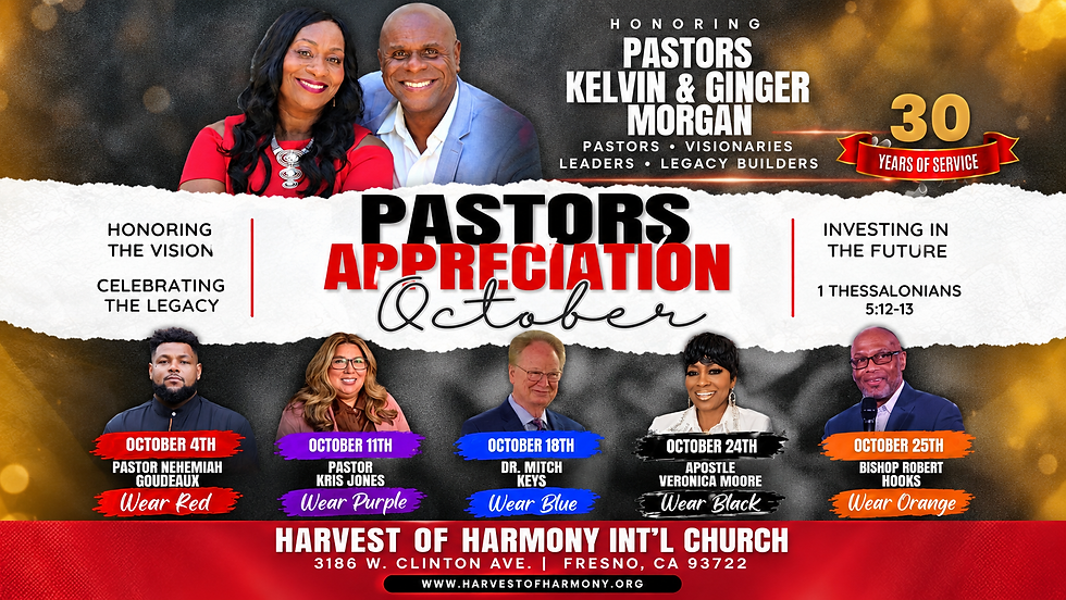 Pastor Appreciation Service
