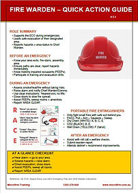 fire warden guide