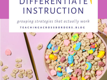 Partial view of a cereal bowl with colorful marshmallows, a gold spoon, and text above reading "Part 3: How to Differentiate Instruction".