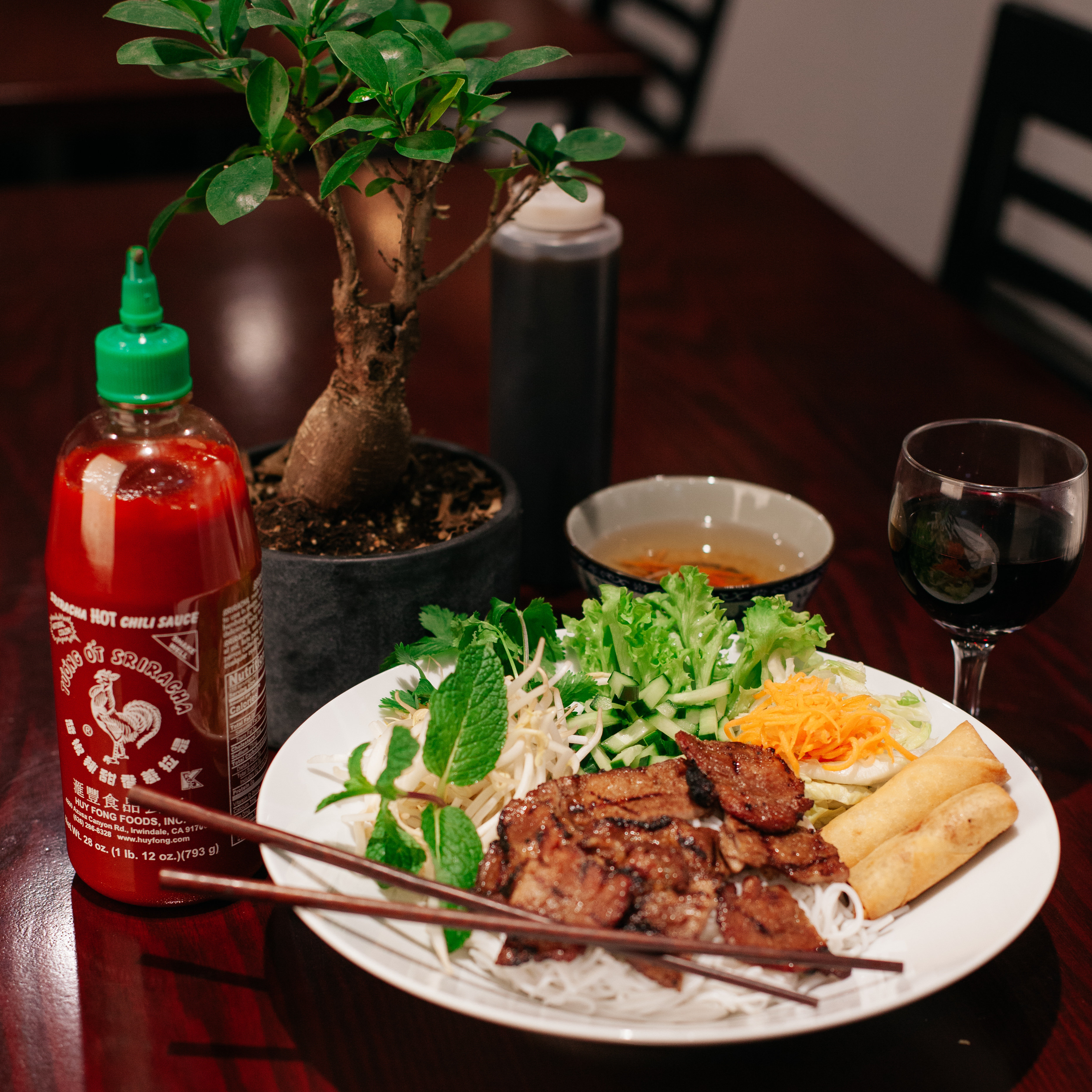 Arranged Food and Objects