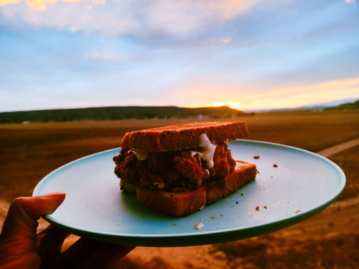 Daily Surprise For Mom - Fried chicken night ps ranch dorito breading. Alright!