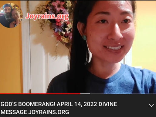 GOD'S BOOMERANG! APRIL 14 2022 DIVUNE MESSAGE