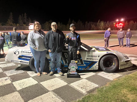 Cory Hall Back On Top With Island Construction 200 Victory!