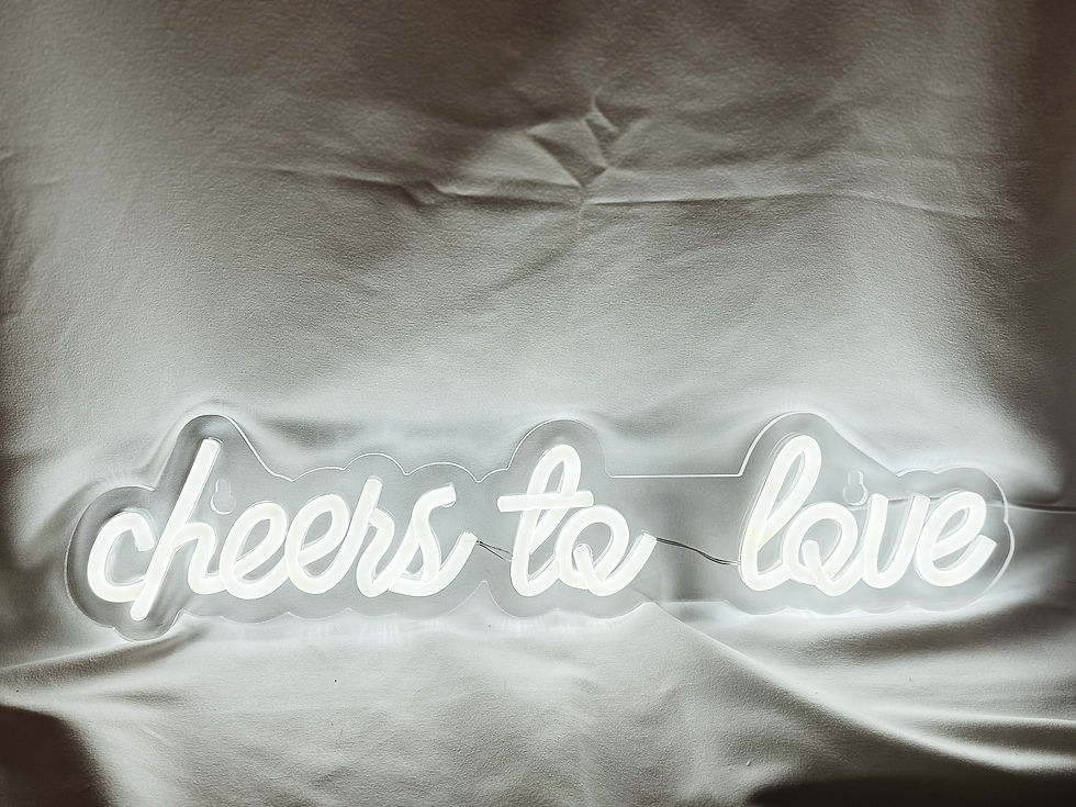 Miniaturbild: cheers to love LED Schild