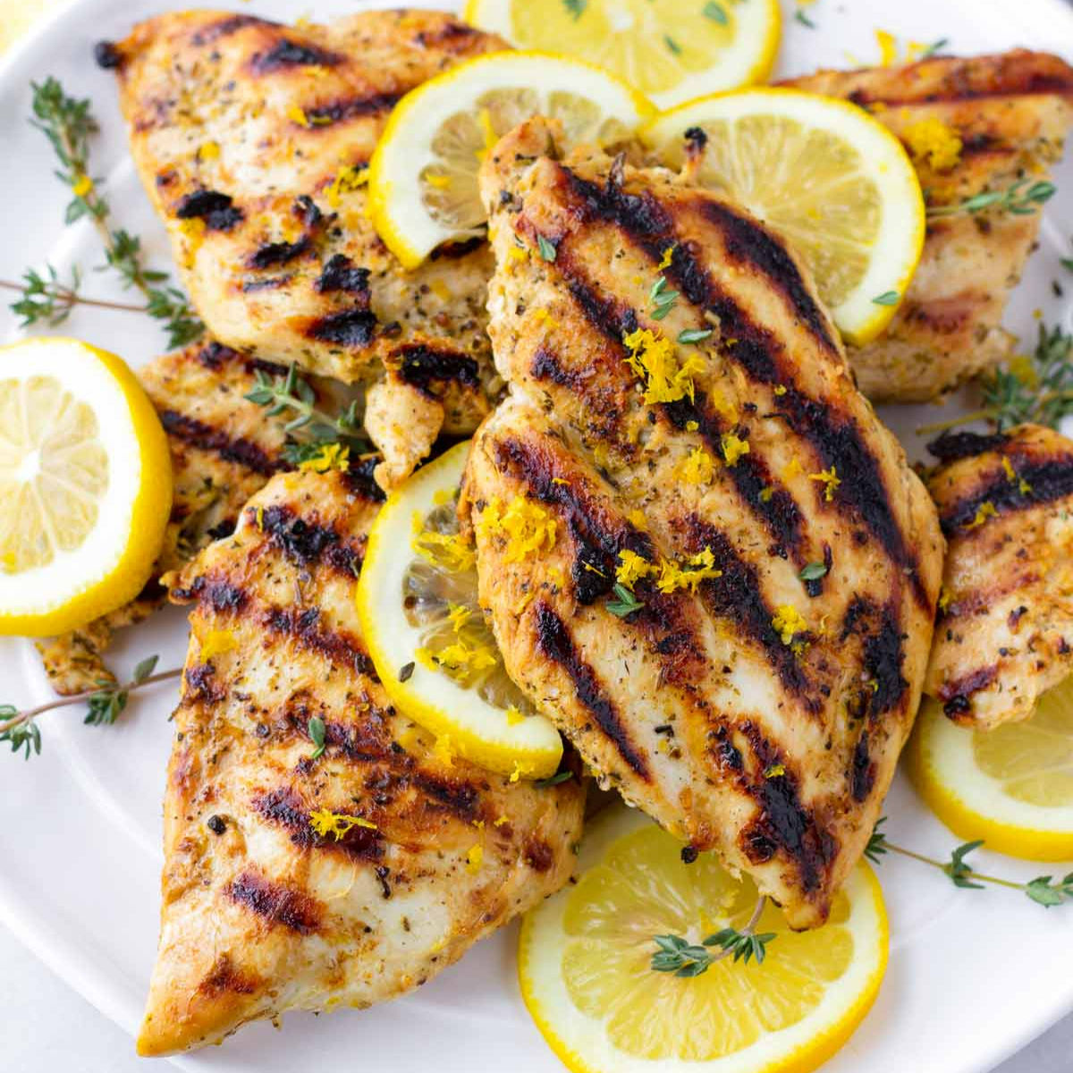 Lemon Herb Grilled Breast of Chicken