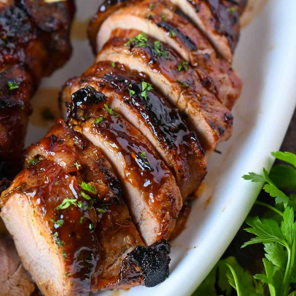 Maple Glazed Bacon-Wrapped Pork Tenderloin