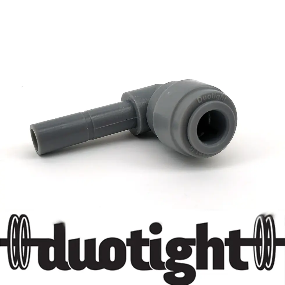 Thumbnail: Male Elbow duotight - 8mm (5/16”) Female x 8mm (5/16”)