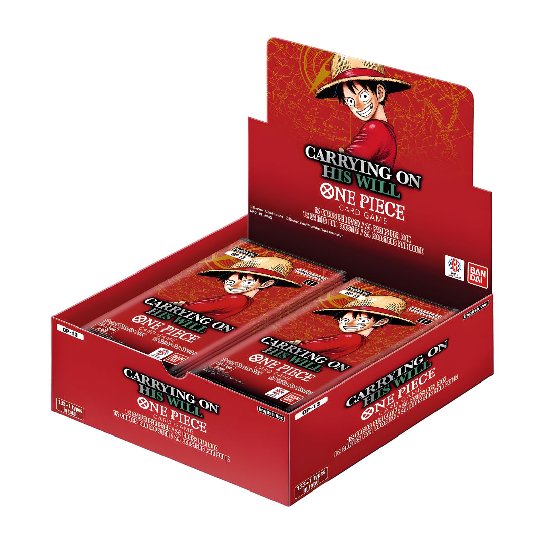 ne Piece TCG Carrying On His Will OP-13 Booster Box – Pokefamilytcg