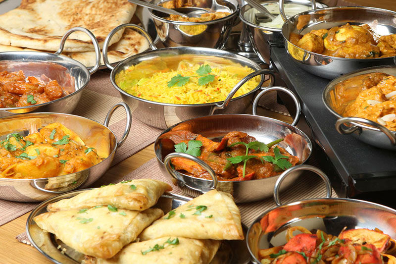 Arranged Food and Objects