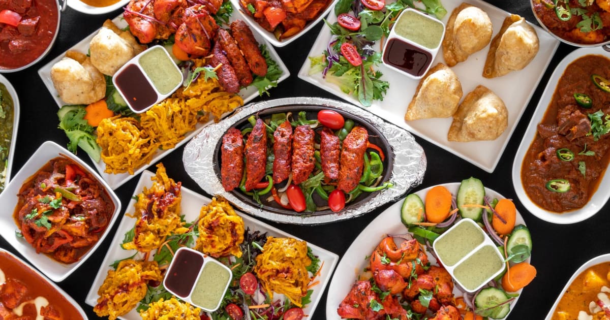 Arranged Food and Objects