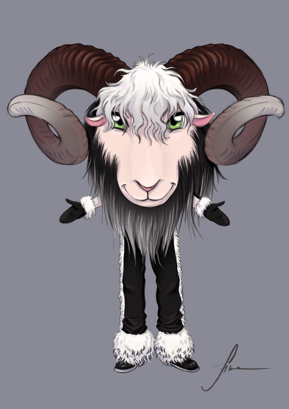 Sheep costume design for Masked Singer