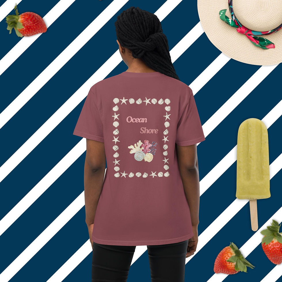 Thumbnail: OCEAN SHORE Comfort Colors Unisex garment-dyed pocket t-shirt